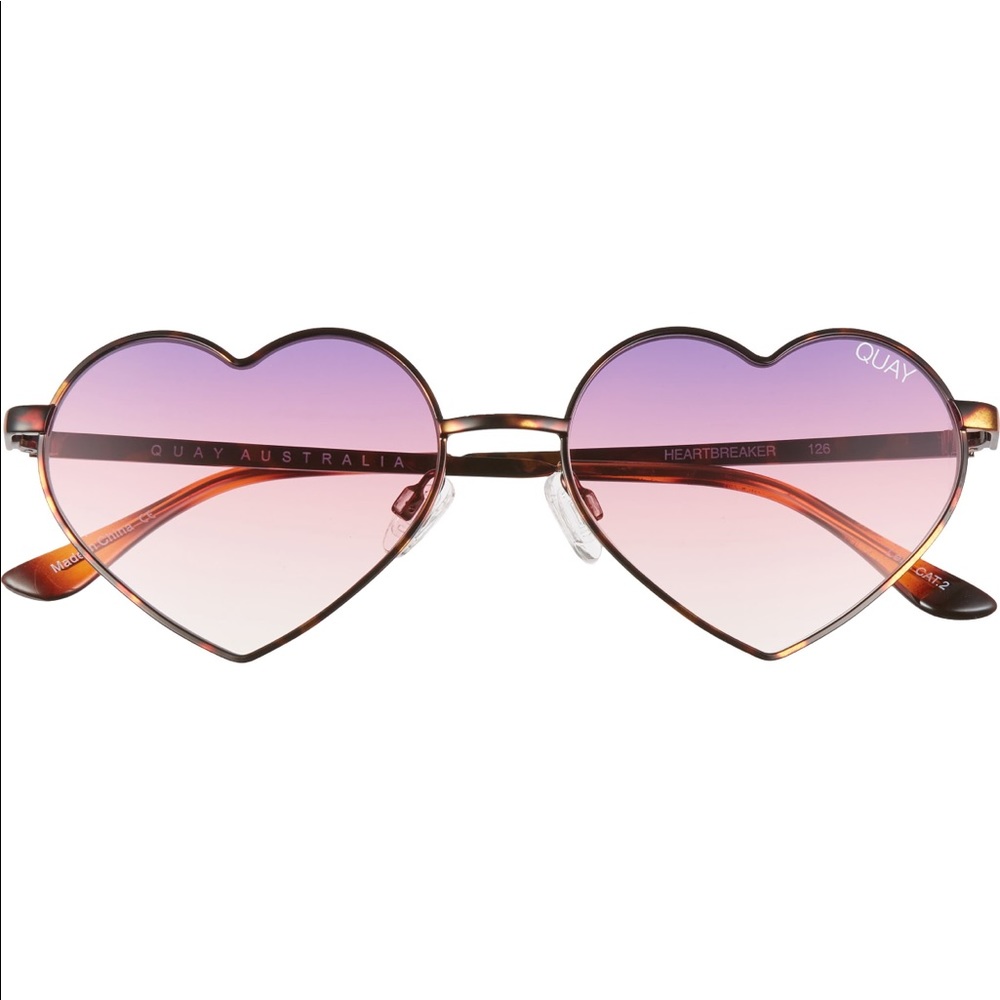 Quay Heart Sunglasses